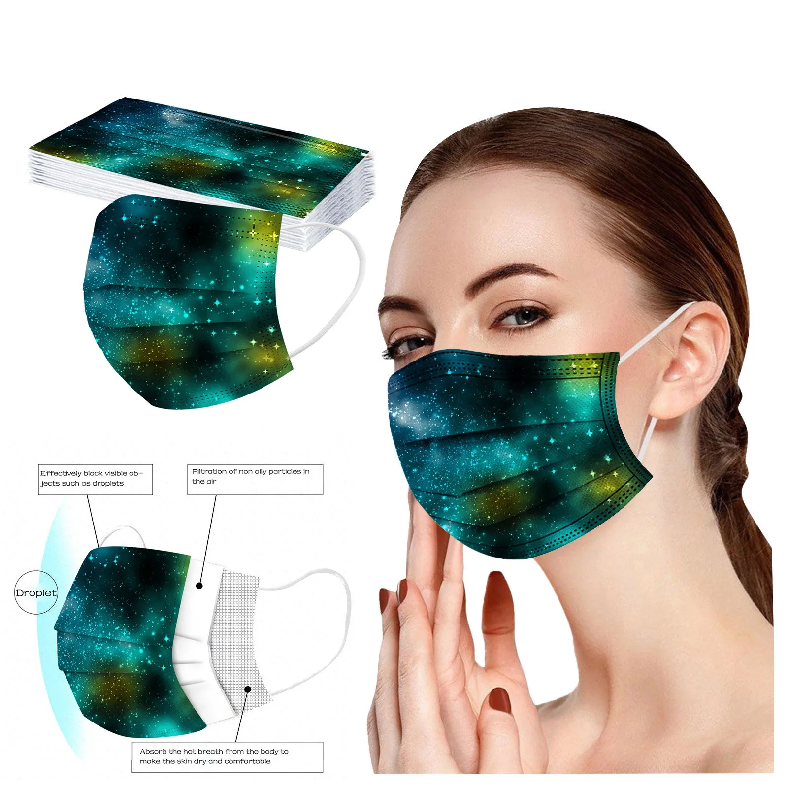 20pcs Disposable Mondmasker Earloop Face Mouth Masks Adult Fashion Printed Mouth Mask Non-woven Melt Blown 3layer Mascarilla d5
20pcs Disposable Mondmasker Earloop Face Mouth Masks Adult Fashion Printed Mouth Mask Non-woven Melt Blown 3layer Mascarilla d5