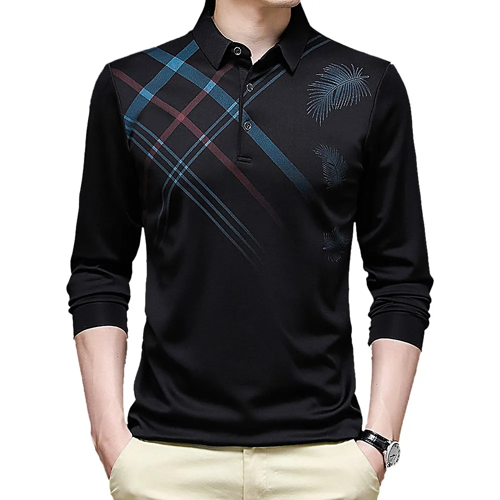 Мужская рубашка-поло с длинным рукавом, размеры до 3XL
Мужская рубашка-поло с длинным рукавом, размеры до 3XL