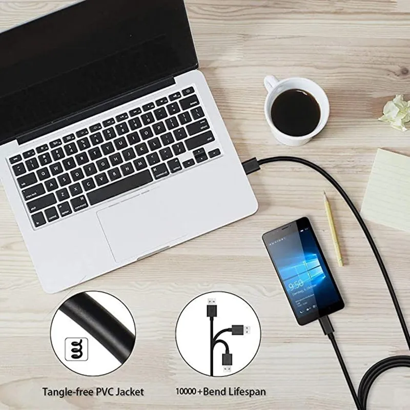 Кабель USB TYPE-C длиной 1 м для быстрой зарядки и передачи данных Samsung Galaxy S8 S9 Plus S10 Note 8
