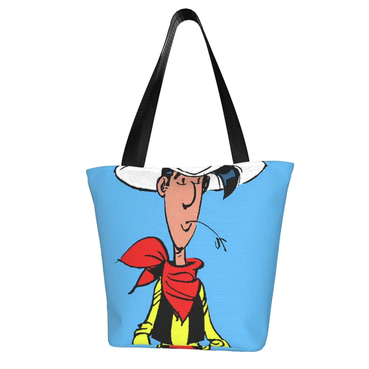 

Lucky Luke Shopping Bag Student Bulk Handbags Stylish Polyester Office Bags