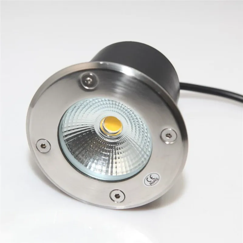 Подземный светодиодный светильник 15 Вт с регулируемой яркостью IP67 12 В/AC85-265V