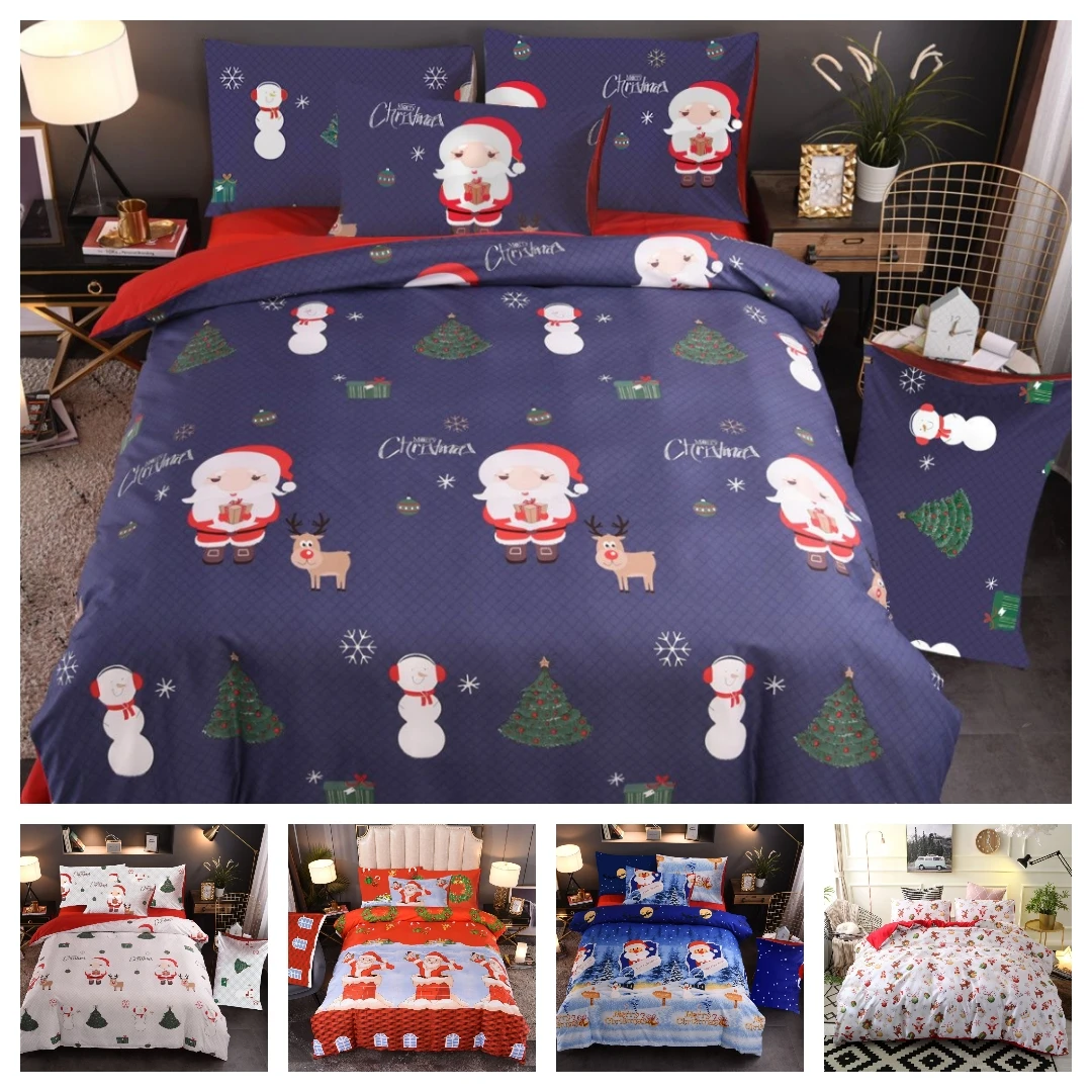2021 Hot Style 2 or 3pcs Christmas Printing Soft Duvet Cover Sets 1 Quilt Cover + 1/2 Pillowcases Single Twin Full Queen King 
2021 Hot Style 2 or 3pcs Christmas Printing Soft Duvet Cover Sets 1 Quilt Cover + 1/2 Pillowcases Single Twin Full Queen King