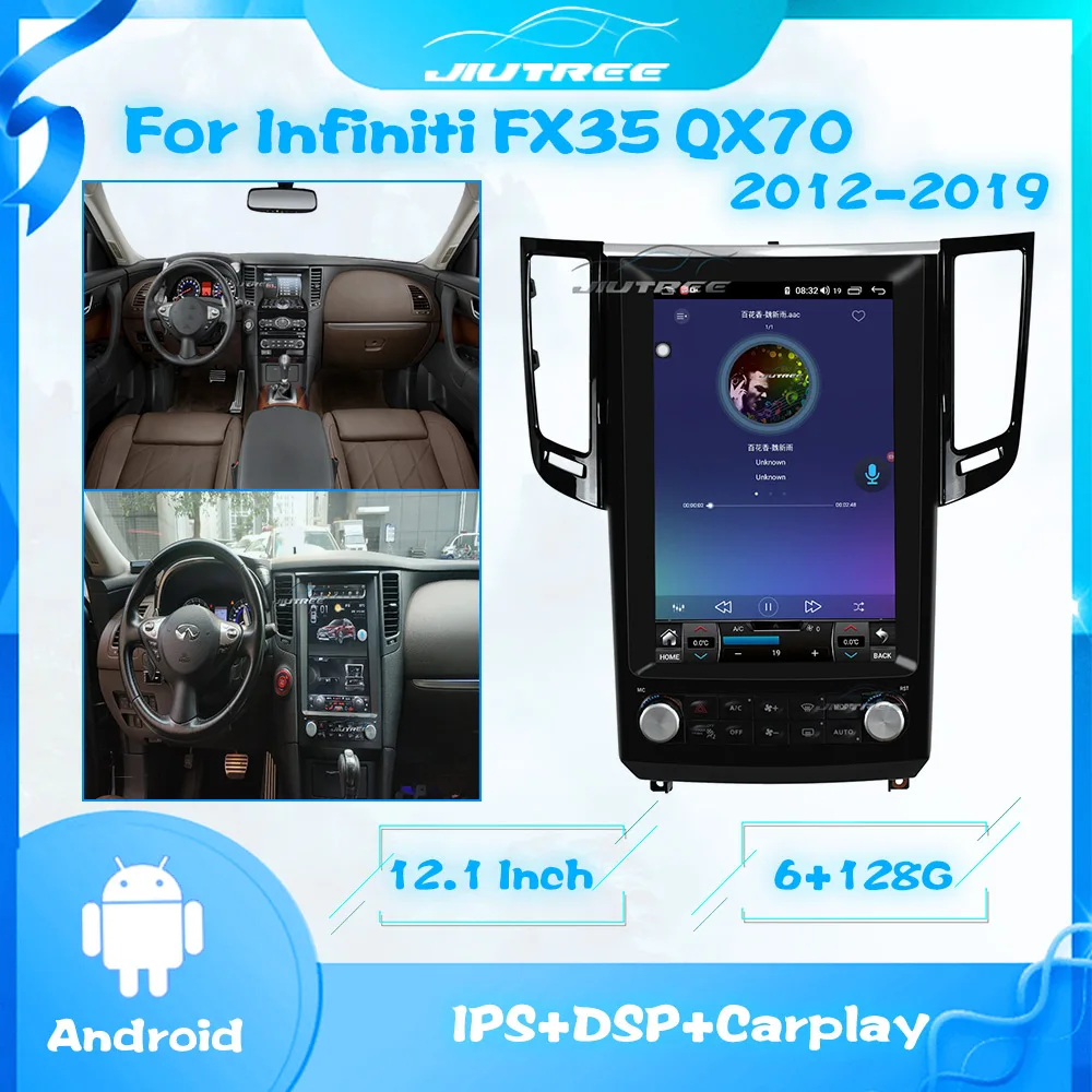 Автомагнитола 2 Din Android для Infiniti FX35 QX70 2012-2019 сенсорный экран автомобильный мультимедийный плеер GPS-навигация автомобильное радио головное ус...
Автомагнитола 2 Din Android для Infiniti FX35 QX70 2012-2019 сенсорный экран автомобильный мультимедийный плеер GPS-навигация автомобильное радио головное ус...