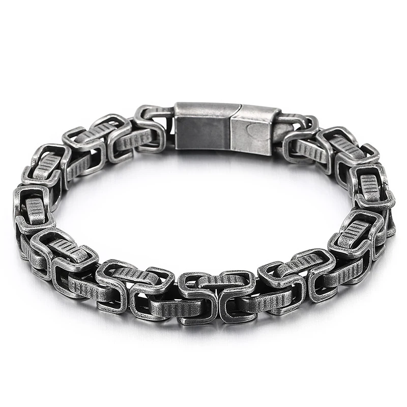 Kalen Vintage 8mm Men Chain Bracelet Stainless Steel Popular Bicycle Chains Jewelry Wholesale
Kalen Vintage 8mm Men Chain Bracelet Stainless Steel Popular Bicycle Chains Jewelry Wholesale