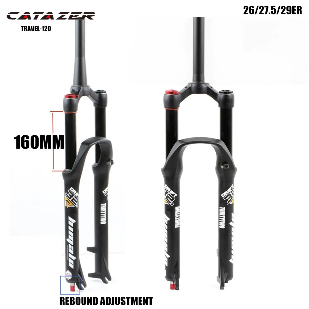 MTB Suspension Air Fork Travel 160mm 26 27.5 29er Rebound Adjustment Quick Release QR Tapered Straight Tube
MTB Suspension Air Fork Travel 160mm 26 27.5 29er Rebound Adjustment Quick Release QR Tapered Straight Tube