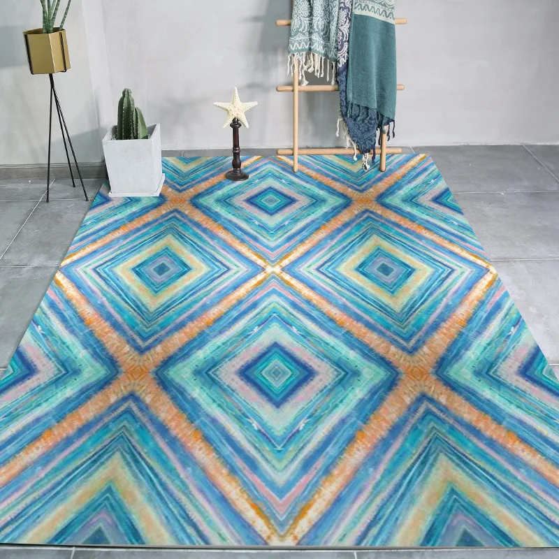 Nordic Simple Blue Large Lattice Carpet Geometric Pattern Home Decor Carpets For Lving Mats Room Area Play Kids Bedroom Room Rug
Nordic Simple Blue Large Lattice Carpet Geometric Pattern Home Decor Carpets For Lving Mats Room Area Play Kids Bedroom Room Rug