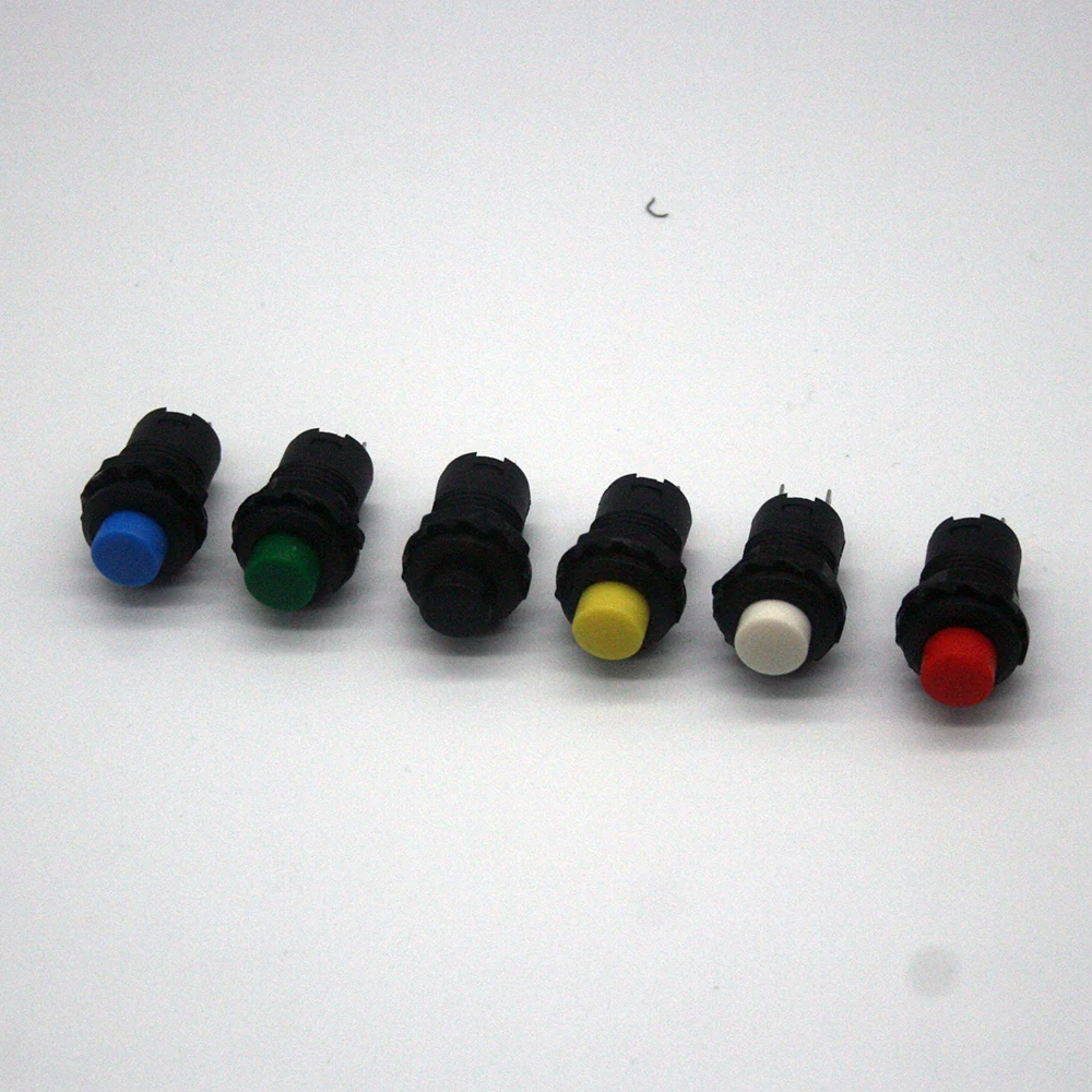 6pcs DS-227 DS-228 Momentary Push Button Switch 12mm Momentary/Self locking 3A /125VAC 1.5A/250VAC BLACK WHITE YELLOW RED GREEN
6pcs DS-227 DS-228 Momentary Push Button Switch 12mm Momentary/Self locking 3A /125VAC 1.5A/250VAC BLACK WHITE YELLOW RED GREEN