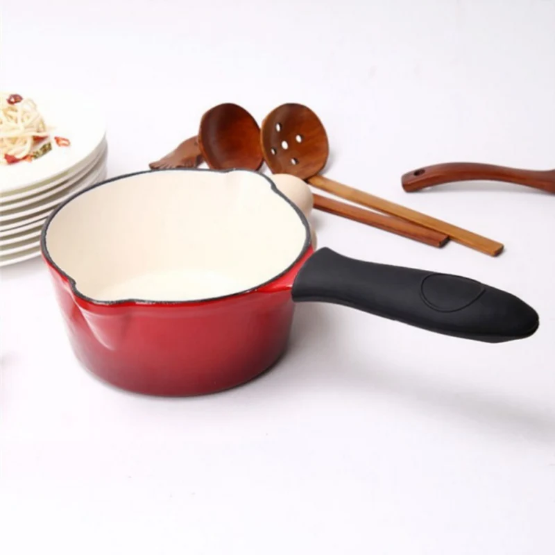 Saucepan Holder Sleeve Slip Cover Grip Cookware Parts Cast Iron Skillet Grip Sleeve Cover Pot Heat-resistant Pan Handle Parts 
Saucepan Holder Sleeve Slip Cover Grip Cookware Parts Cast Iron Skillet Grip Sleeve Cover Pot Heat-resistant Pan Handle Parts