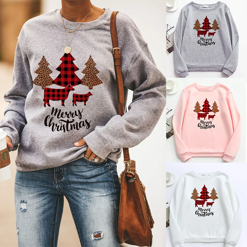 Winter Sweatshirts Women Merry Christmas Hoodies Ladies Long Sleeve Casual Hooded Pullover Female Clothes
Winter Sweatshirts Women Merry Christmas Hoodies Ladies Long Sleeve Casual Hooded Pullover Female Clothes