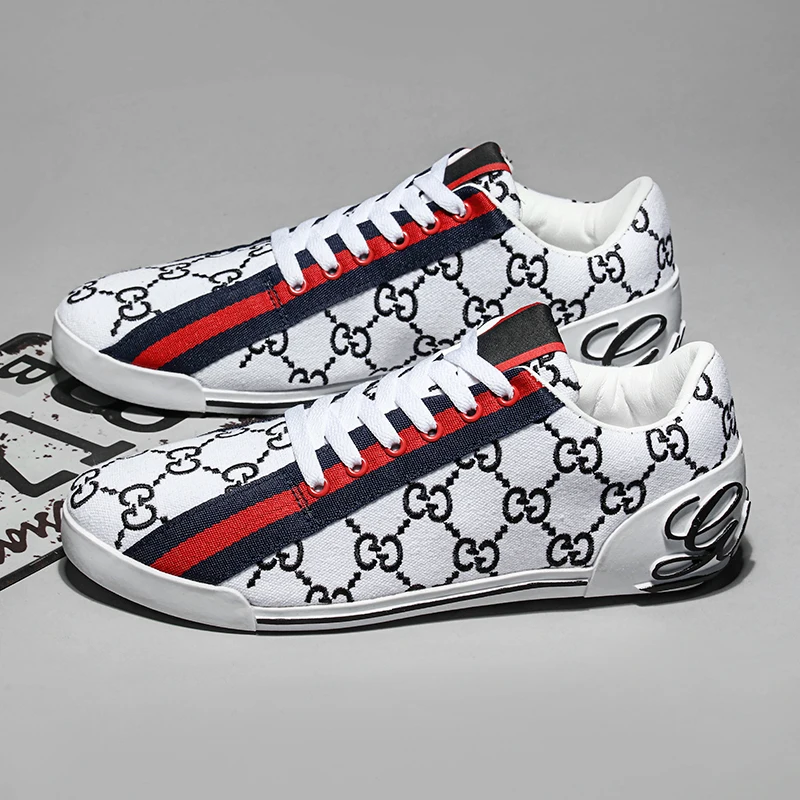 Men's Canvas Letter Embroidery Flat Bottom Lace-up Multicolor Classic Fashion Trend All-match Sports Casual Shoes HL312
Men's Canvas Letter Embroidery Flat Bottom Lace-up Multicolor Classic Fashion Trend All-match Sports Casual Shoes HL312