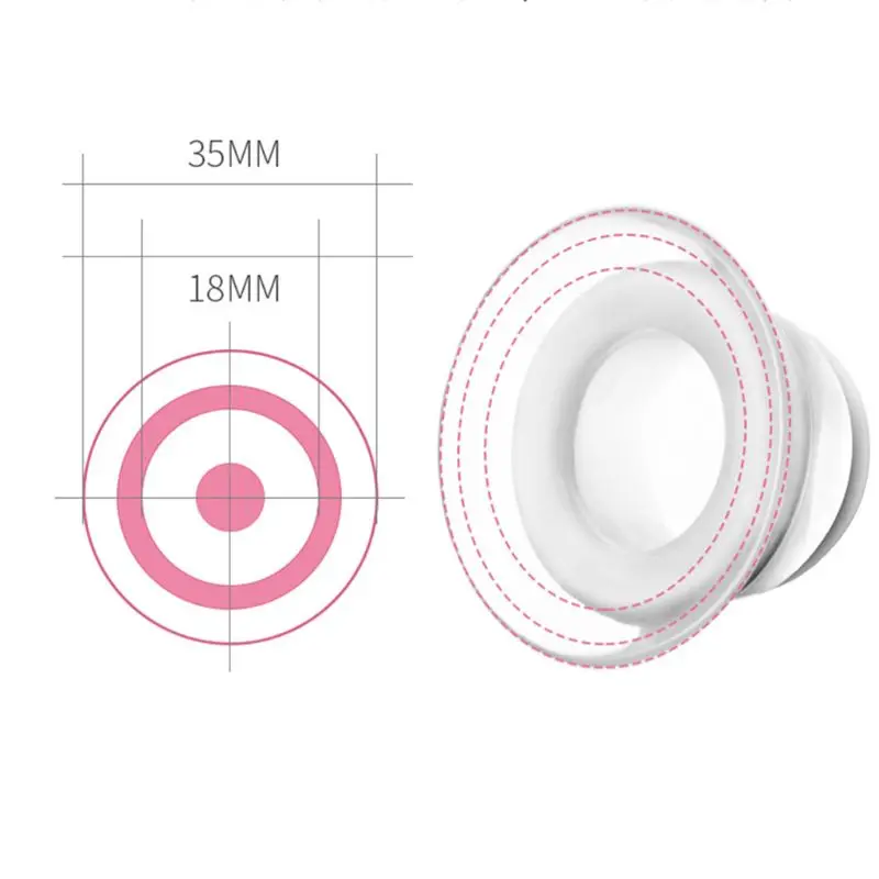 1 Pair Silicone Nipple Corrector Painless Nipple Sucker Puller Aspirator for Correction Flat Inverted Nipples 40JC
1 Pair Silicone Nipple Corrector Painless Nipple Sucker Puller Aspirator for Correction Flat Inverted Nipples 40JC