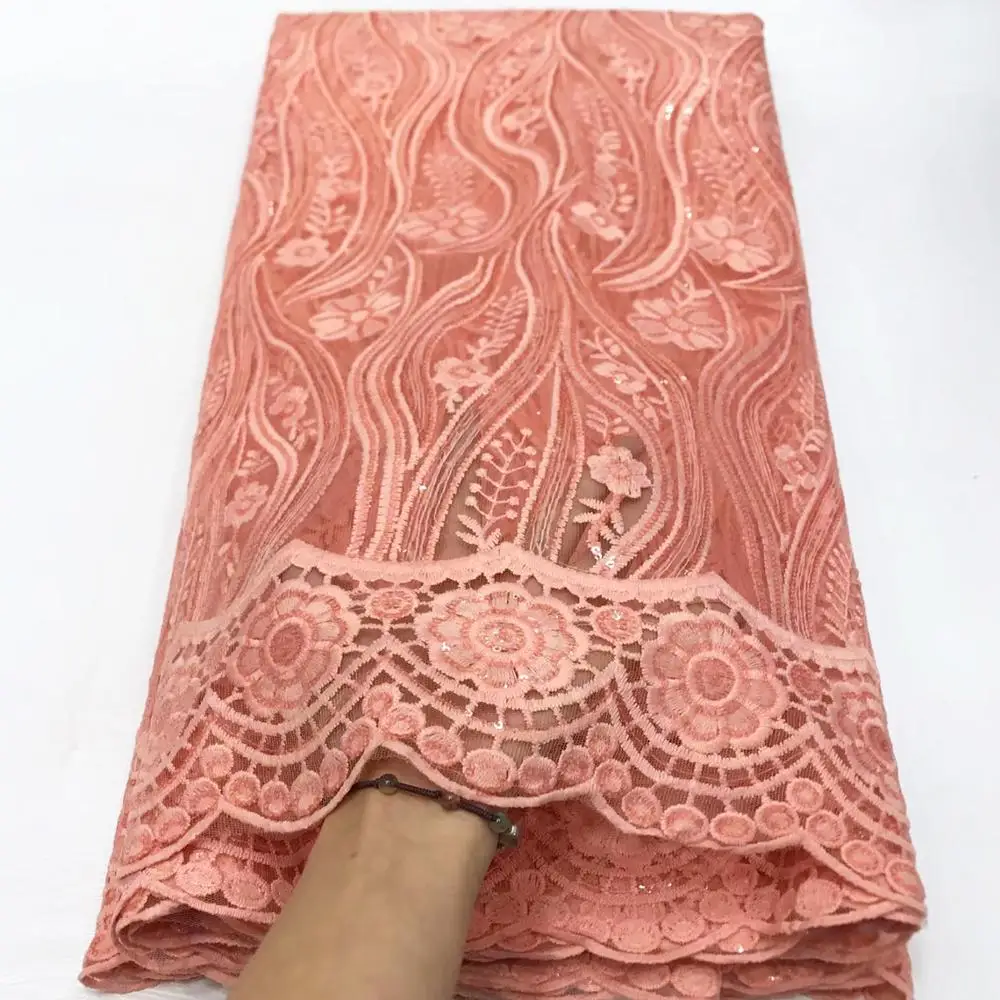 Special Design French Peach Color Sequins Embroidered Net Fabric Guinea Sequined Mesh Tulle Lace For Bridal Wedding Dress Sewing
Special Design French Peach Color Sequins Embroidered Net Fabric Guinea Sequined Mesh Tulle Lace For Bridal Wedding Dress Sewing