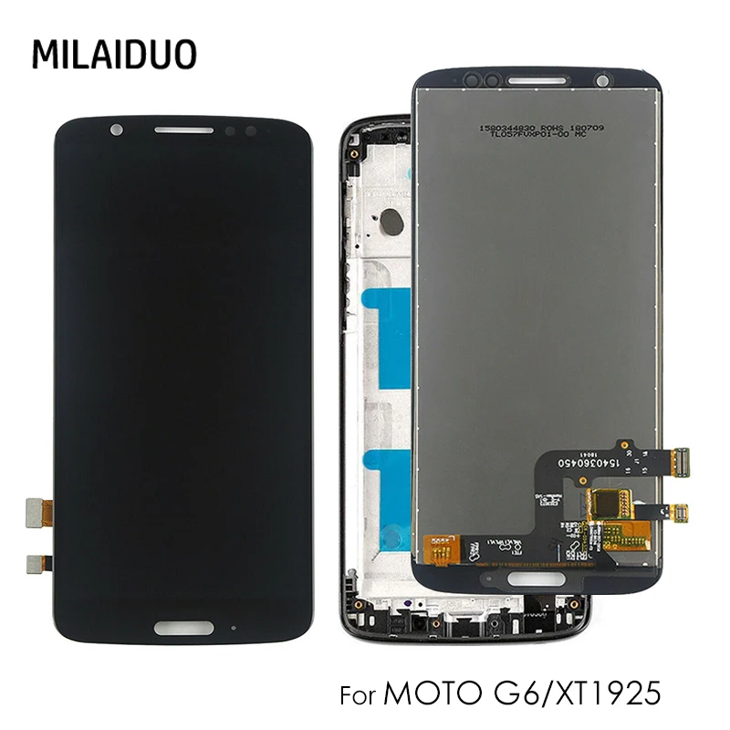 ЖК-дисплей для Motorola G6, ЖК-дисплей для Moto XT1925 5,7 '', сенсорный экран с дигитайзером в сборе, сменный черный с рамкой и отпечатком пальца
ЖК-дисплей для Motorola G6, ЖК-дисплей для Moto XT1925 5,7 '', сенсорный экран с дигитайзером в сборе, сменный черный с рамкой и отпечатком пальца