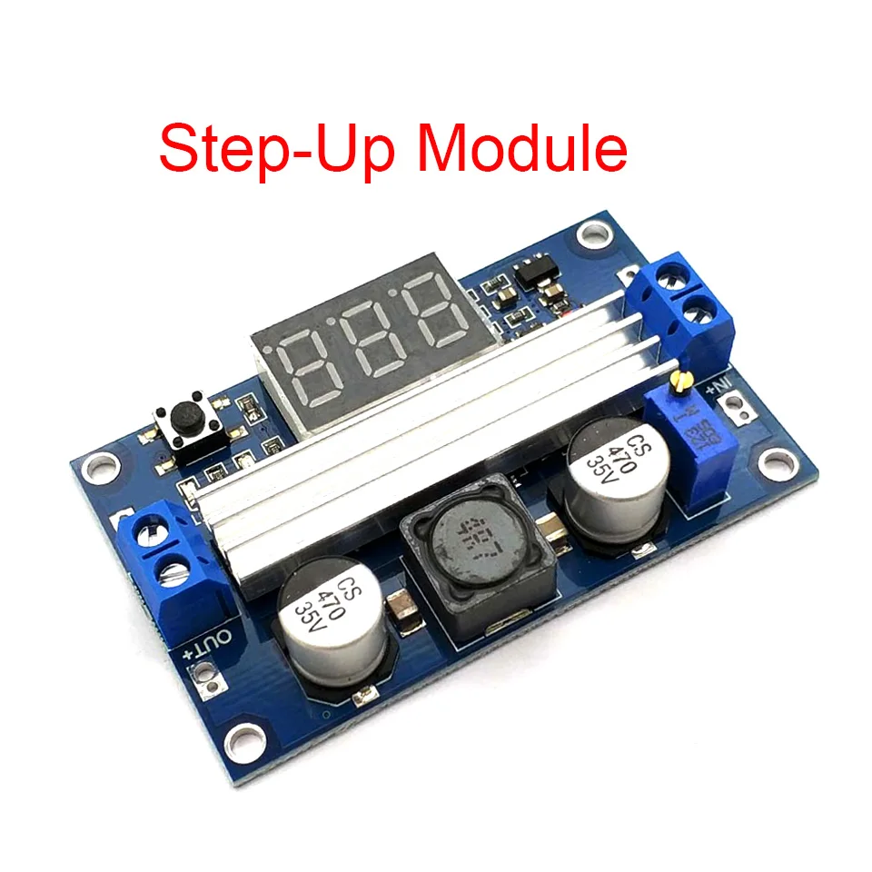 DC-DC 3~35V To 3.5~35V LTC1871 Booster Step Up Step-Up Module Converter Regulated Power Supply+VoltMeter
DC-DC 3~35V To 3.5~35V LTC1871 Booster Step Up Step-Up Module Converter Regulated Power Supply+VoltMeter