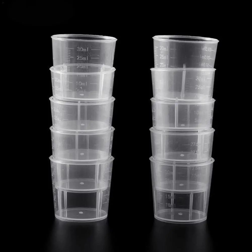 5Pcs / Set Clear Disposable Plastic with Scale Cup Plastic Coffe Cup Disposable Cups Cup 30ml 50ml Cylinder Measuring H6N1
5Pcs / Set Clear Disposable Plastic with Scale Cup Plastic Coffe Cup Disposable Cups Cup 30ml 50ml Cylinder Measuring H6N1