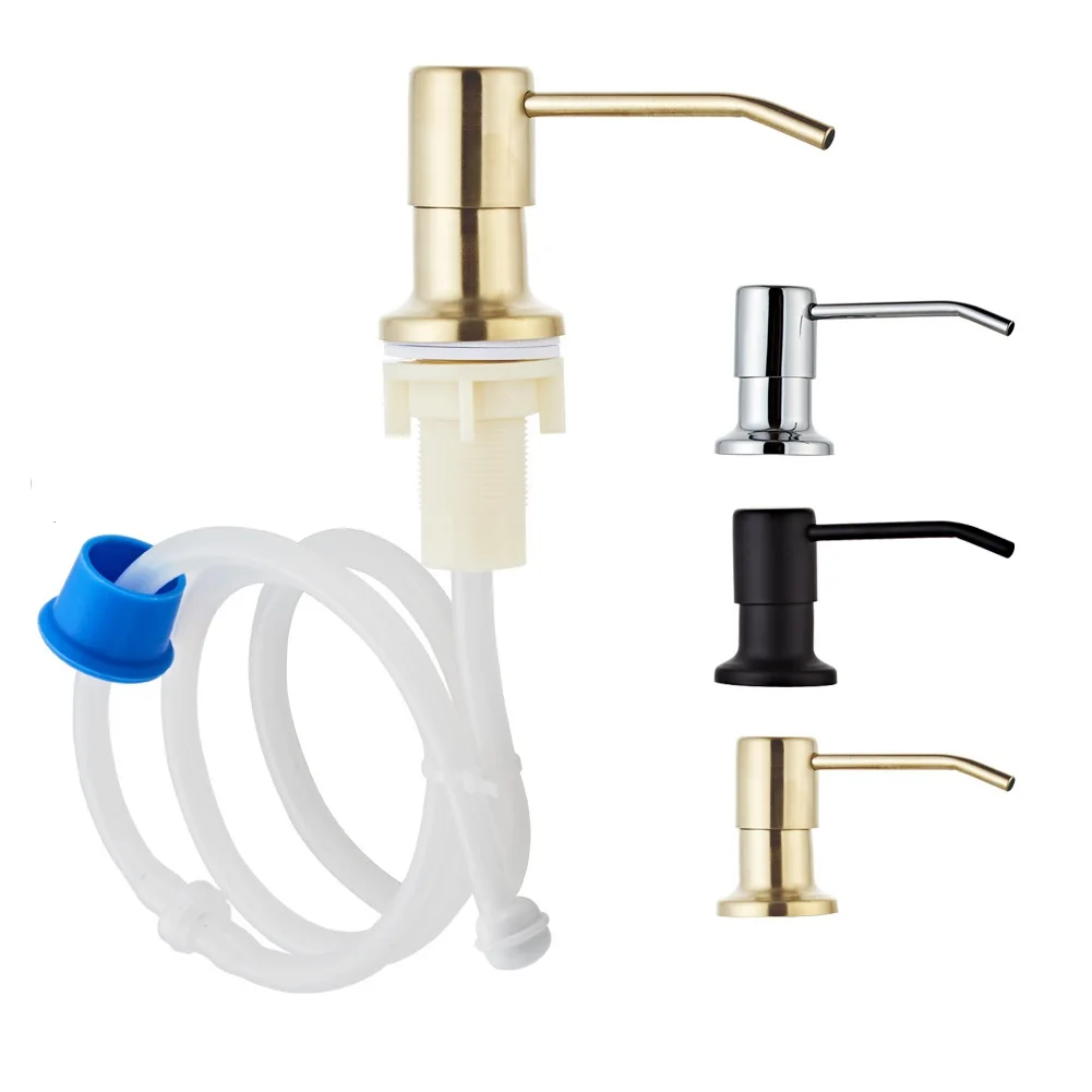 Liquid Soap Dispenser Extension Tube Kit Replacement Pump for Kitchen Sink Metal Under Deck Counter in Sink Mounted Accessories
Liquid Soap Dispenser Extension Tube Kit Replacement Pump for Kitchen Sink Metal Under Deck Counter in Sink Mounted Accessories