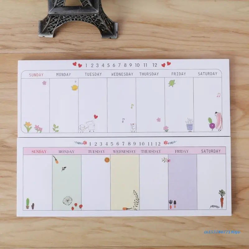 583D Cute Week Plan Sticky Note Memo Pad Notebook Bookmark Student Office Stationery
583D Cute Week Plan Sticky Note Memo Pad Notebook Bookmark Student Office Stationery
