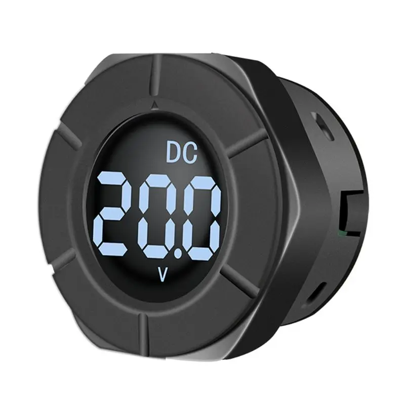 DC Digital Voltmeter Round LCD Display 0-300V Car Voltage Monitor Volt Panel Meter
DC Digital Voltmeter Round LCD Display 0-300V Car Voltage Monitor Volt Panel Meter