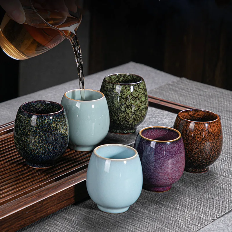 Kiln Change Ceramic Tea Cup Porcelain crafts Ceramic Mug Home Decor Drinkware Travel Cup Creative cermaic wine glass coffee cup
Kiln Change Ceramic Tea Cup Porcelain crafts Ceramic Mug Home Decor Drinkware Travel Cup Creative cermaic wine glass coffee cup