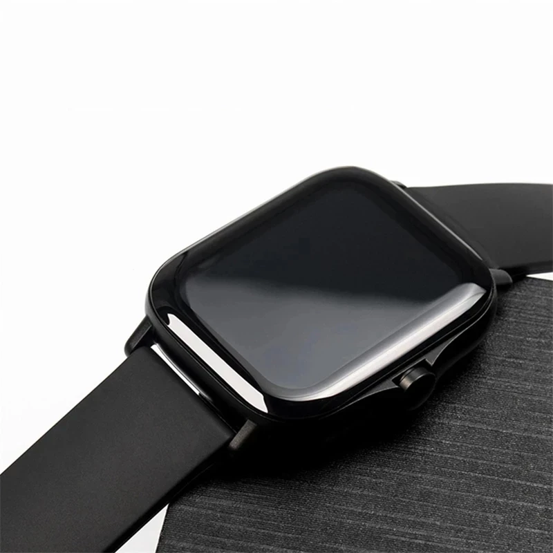 Мягкое волокно стекло Защитная пленка для Amazfit часы GTS 2 Xiaomi полноэкранный