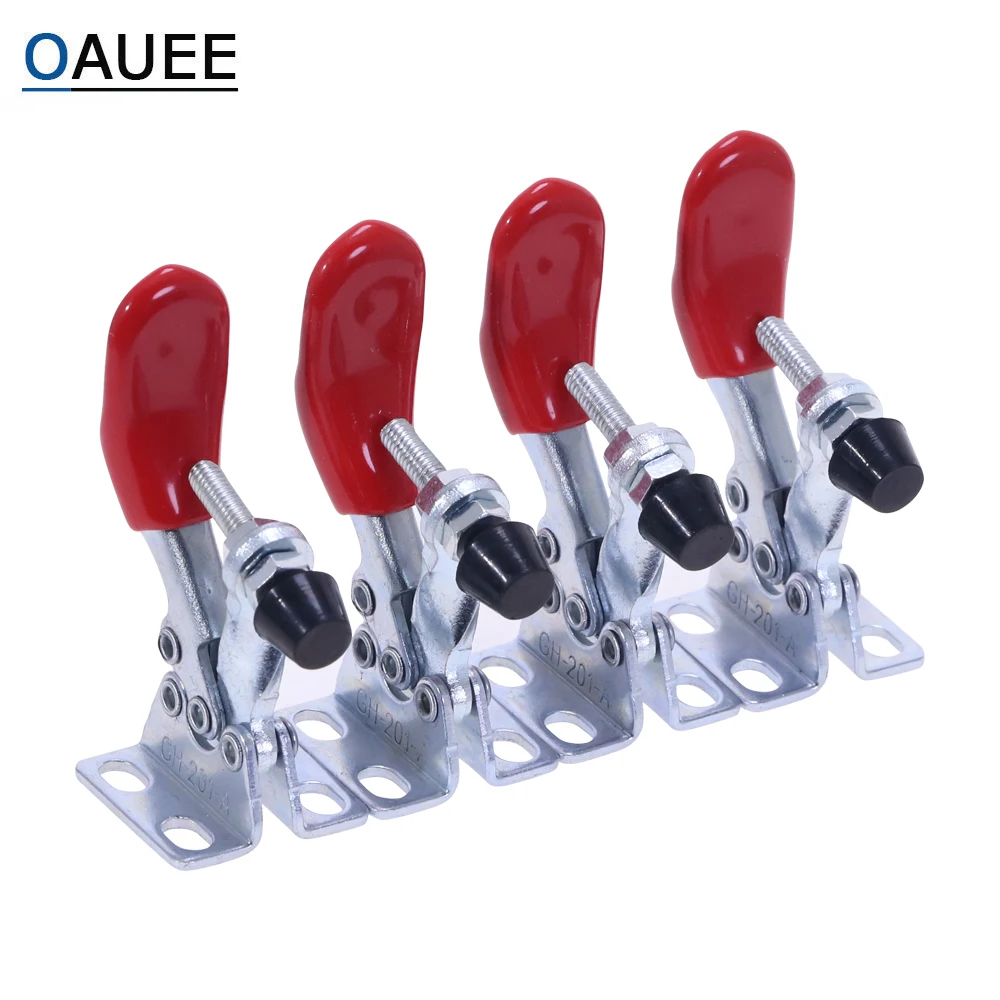 GH-201A Horizontal Toggle Clamp Quick-Release Toggle Clamps Set 27KG Vertical Toggle Clamp Hand Clip Tool 1/2/34pcs
GH-201A Horizontal Toggle Clamp Quick-Release Toggle Clamps Set 27KG Vertical Toggle Clamp Hand Clip Tool 1/2/34pcs