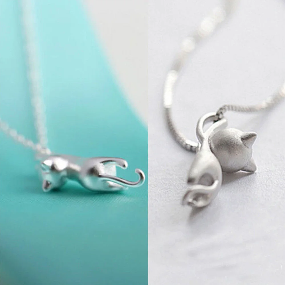 NEW 1pc Cat Necklace For Women Girl Trendy Animal Pet Gold Polished Cat Pendant Necklace Long Chain Charm Vintage Jewelry
NEW 1pc Cat Necklace For Women Girl Trendy Animal Pet Gold Polished Cat Pendant Necklace Long Chain Charm Vintage Jewelry