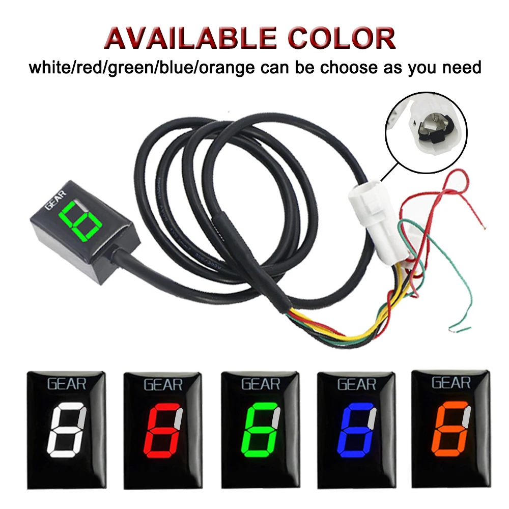 6 Level Gear Indicator Display Meter For Yamaha YZF R6 R1 MT-03 YS250 Fazer FZ6S FZS 600 1000 TDM 850 WR250X XJ6N XJR1300 XV1900
6 Level Gear Indicator Display Meter For Yamaha YZF R6 R1 MT-03 YS250 Fazer FZ6S FZS 600 1000 TDM 850 WR250X XJ6N XJR1300 XV1900