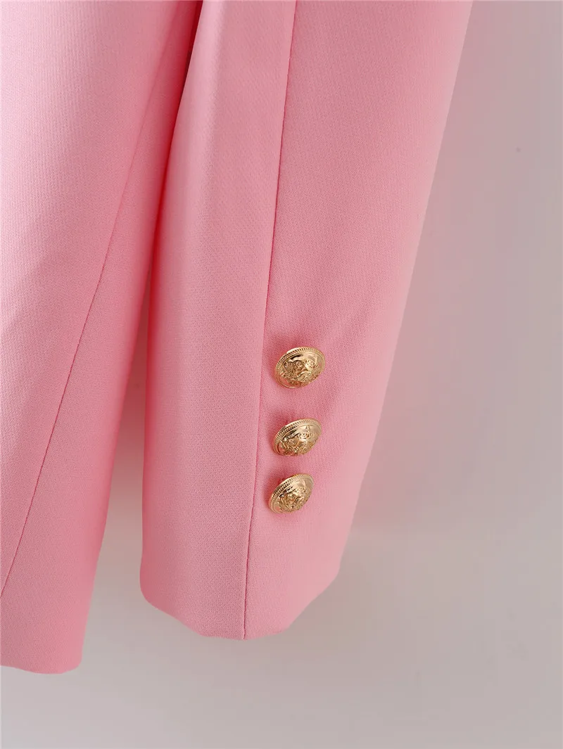 TMODA1749 2021 Autumn Za Elegant Women Pink Buttons Blazers Female Casual Long Sleeve Female Jackets Office Ladies Tops Feminino 
TMODA1749 2021 Autumn Za Elegant Women Pink Buttons Blazers Female Casual Long Sleeve Female Jackets Office Ladies Tops Feminino