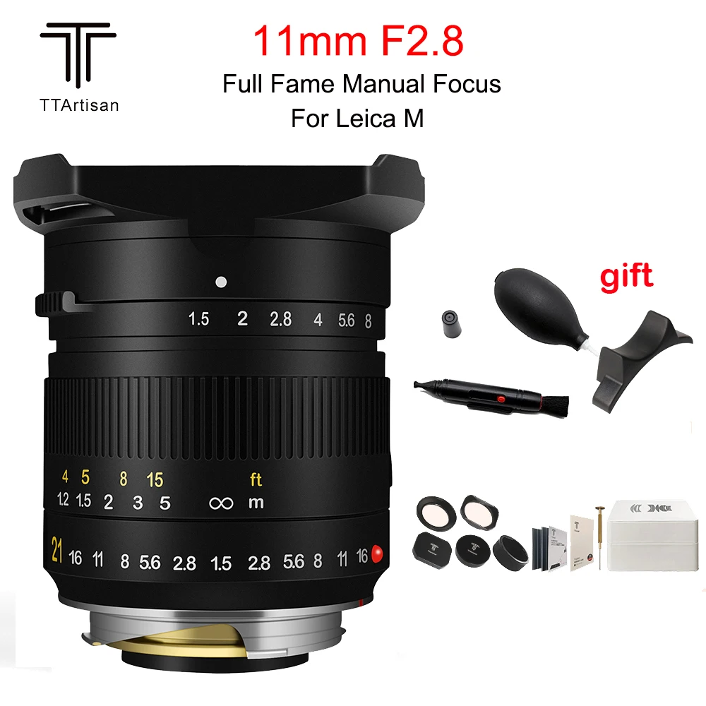 

TTArtisan 21 мм F1.5 объектив камеры полная съемка ручная фокусировка объектив для камеры Leica M-Mount s как Leica M-M M240 M3 M6 M7 M8 M9 M9p M10
