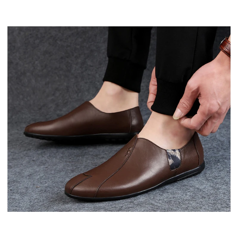Men's Comfortable and Soft Men's Casual Shoes Flat-bottomed Men's Sports Shoes Over-the-top British Style Men's Shoes 2021 
Men's Comfortable and Soft Men's Casual Shoes Flat-bottomed Men's Sports Shoes Over-the-top British Style Men's Shoes 2021