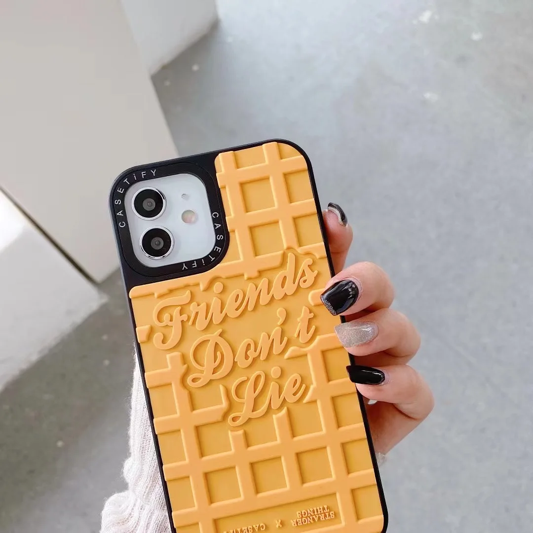 Yellow Cute Waffle Phone Case for Iphone 12 11 Pro Max XR XS Max Cover Silicone Shockproof Protective Case for IPhone 6 7 8 Plus
Yellow Cute Waffle Phone Case for Iphone 12 11 Pro Max XR XS Max Cover Silicone Shockproof Protective Case for IPhone 6 7 8 Plus