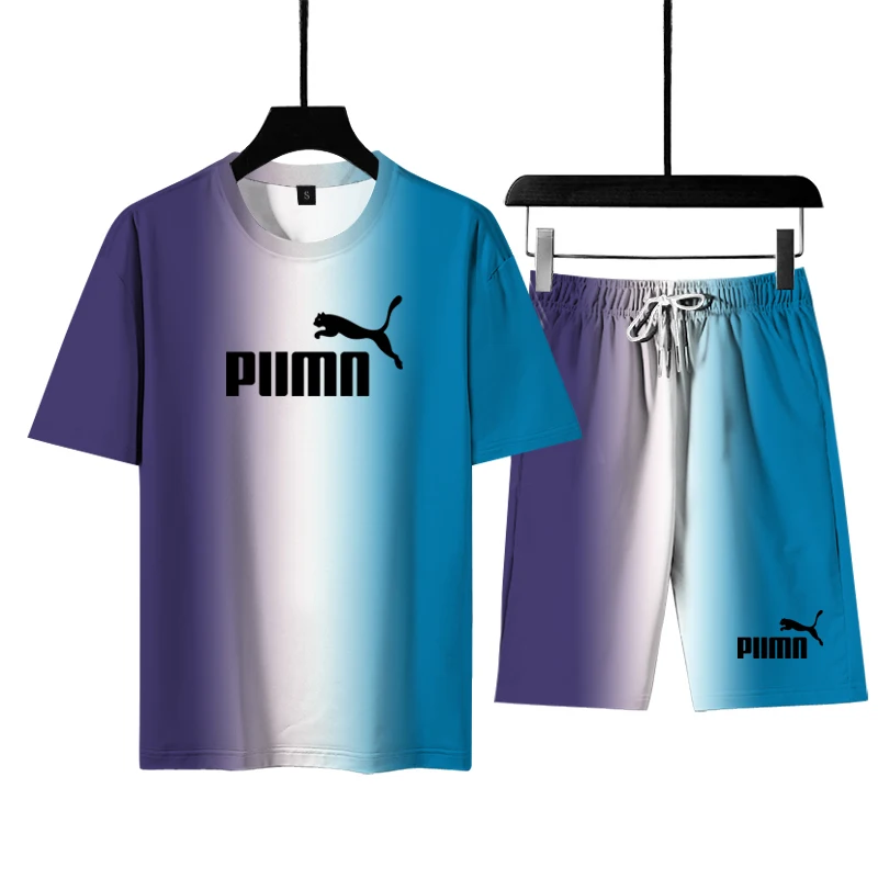 2021 Popular New Cotton Men's T-shirt + Sports Shorts Suit summer high quality cotton T-shirt sports running Sets
2021 Popular New Cotton Men's T-shirt + Sports Shorts Suit summer high quality cotton T-shirt sports running Sets