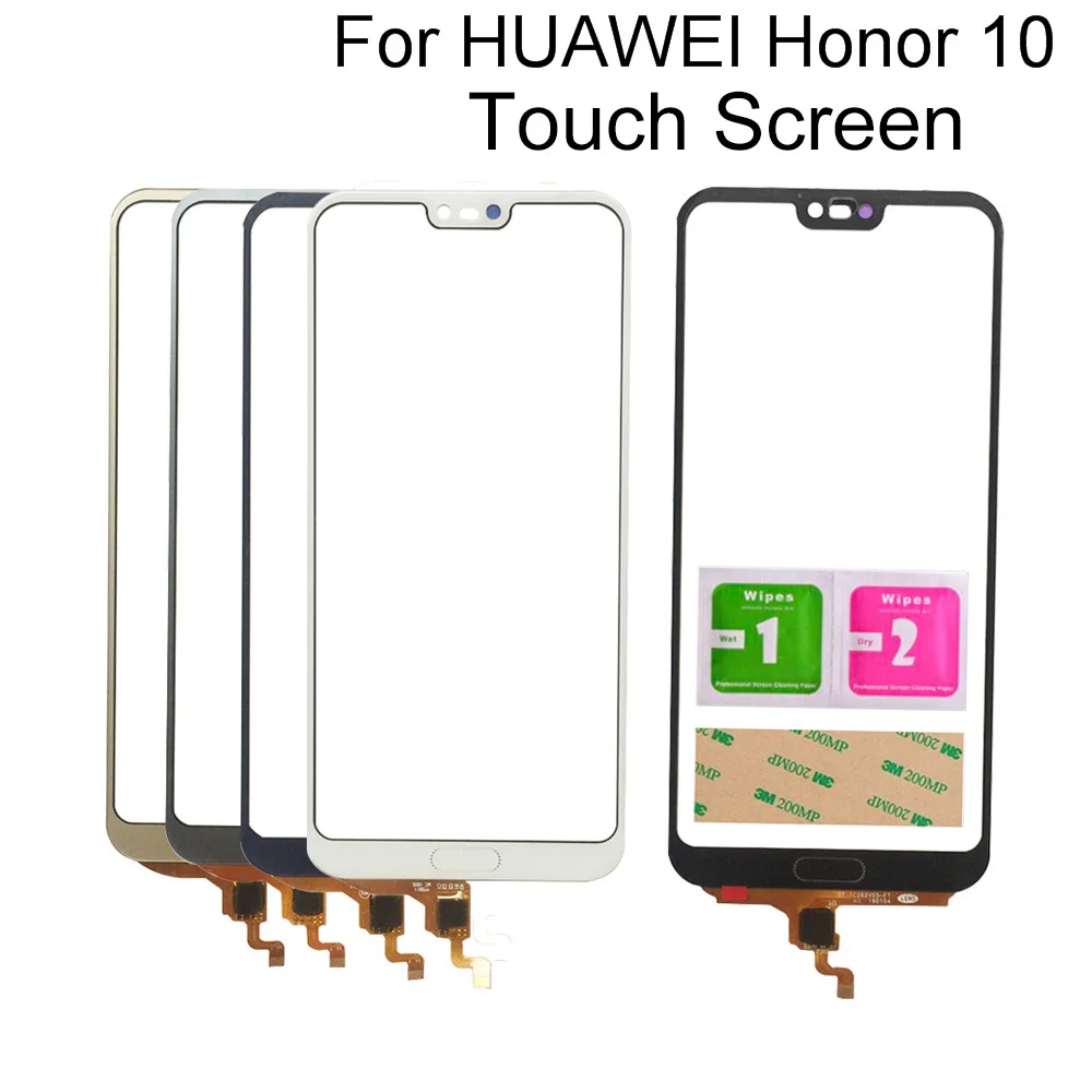 Стекло сенсорного экрана для Huawei Honor 10 сенсорная панель дигитайзер датчик 5 84