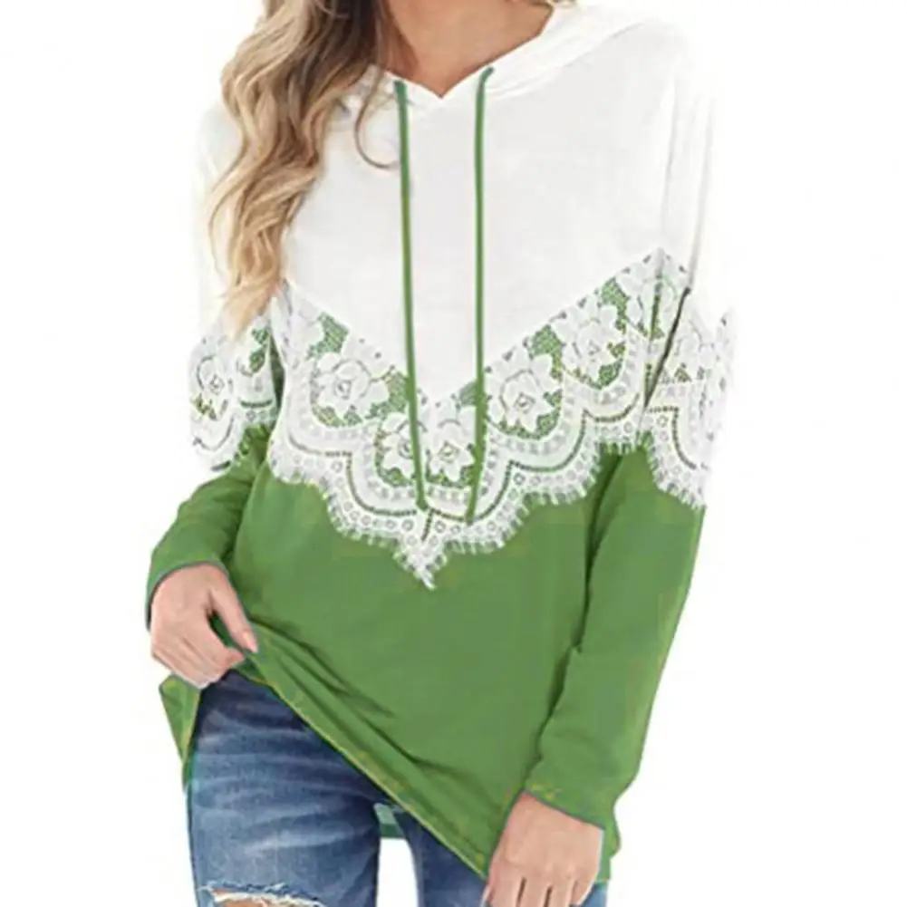 Color Block Lace Hoodies Women Oversized Hooded Autumn Spring Drawstring Hooded Hoodie Sweatshirts Casual Women Sudaderas
Color Block Lace Hoodies Women Oversized Hooded Autumn Spring Drawstring Hooded Hoodie Sweatshirts Casual Women Sudaderas