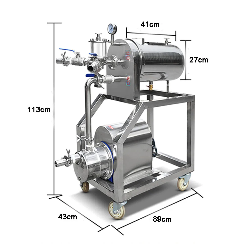 Sanitary SUS304 Diatomite Filter Liquor Pharmaceutical Wine Filter Turbidity Grease Filtering Machine 220 Type 
Sanitary SUS304 Diatomite Filter Liquor Pharmaceutical Wine Filter Turbidity Grease Filtering Machine 220 Type