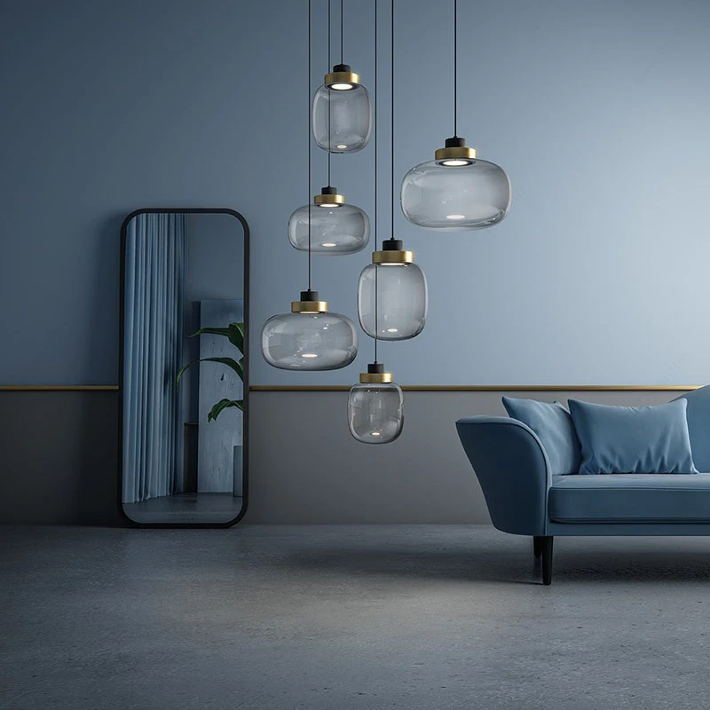 Modern Smoke Gray Glass Pendant Light Nordic Loft Industrial Home Decor for Dining Room Bedroom Hanging Lamps Led Light Fixtures
Modern Smoke Gray Glass Pendant Light Nordic Loft Industrial Home Decor for Dining Room Bedroom Hanging Lamps Led Light Fixtures