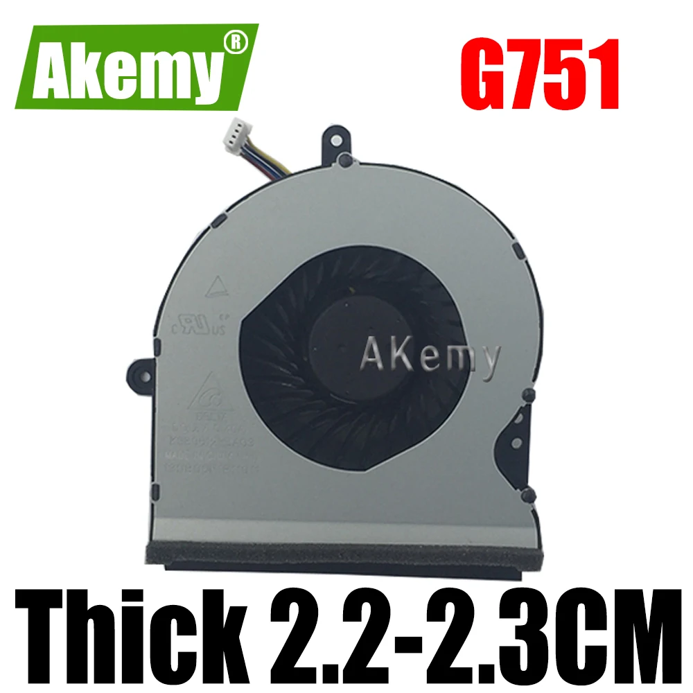 New CPU GPU Thick 2.2-2.3CM Cooler Fan For Asus ROG G751 G751J G751JT G751JY DC 12V 0.40A
New CPU GPU Thick 2.2-2.3CM Cooler Fan For Asus ROG G751 G751J G751JT G751JY DC 12V 0.40A