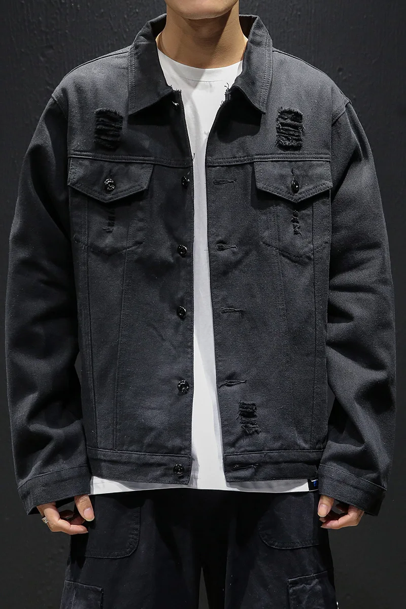 Jeans jacket men's spring and autumn loose Korean jacket fashion jeans men's spring 2021 new casual jacket
Jeans jacket men's spring and autumn loose Korean jacket fashion jeans men's spring 2021 new casual jacket