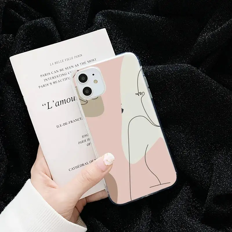 Abstract line art sexy Phone Case Transparent for iPhone 6 7 8 11 12 s mini pro X XS XR MAX Plus cover funda shell 
Abstract line art sexy Phone Case Transparent for iPhone 6 7 8 11 12 s mini pro X XS XR MAX Plus cover funda shell