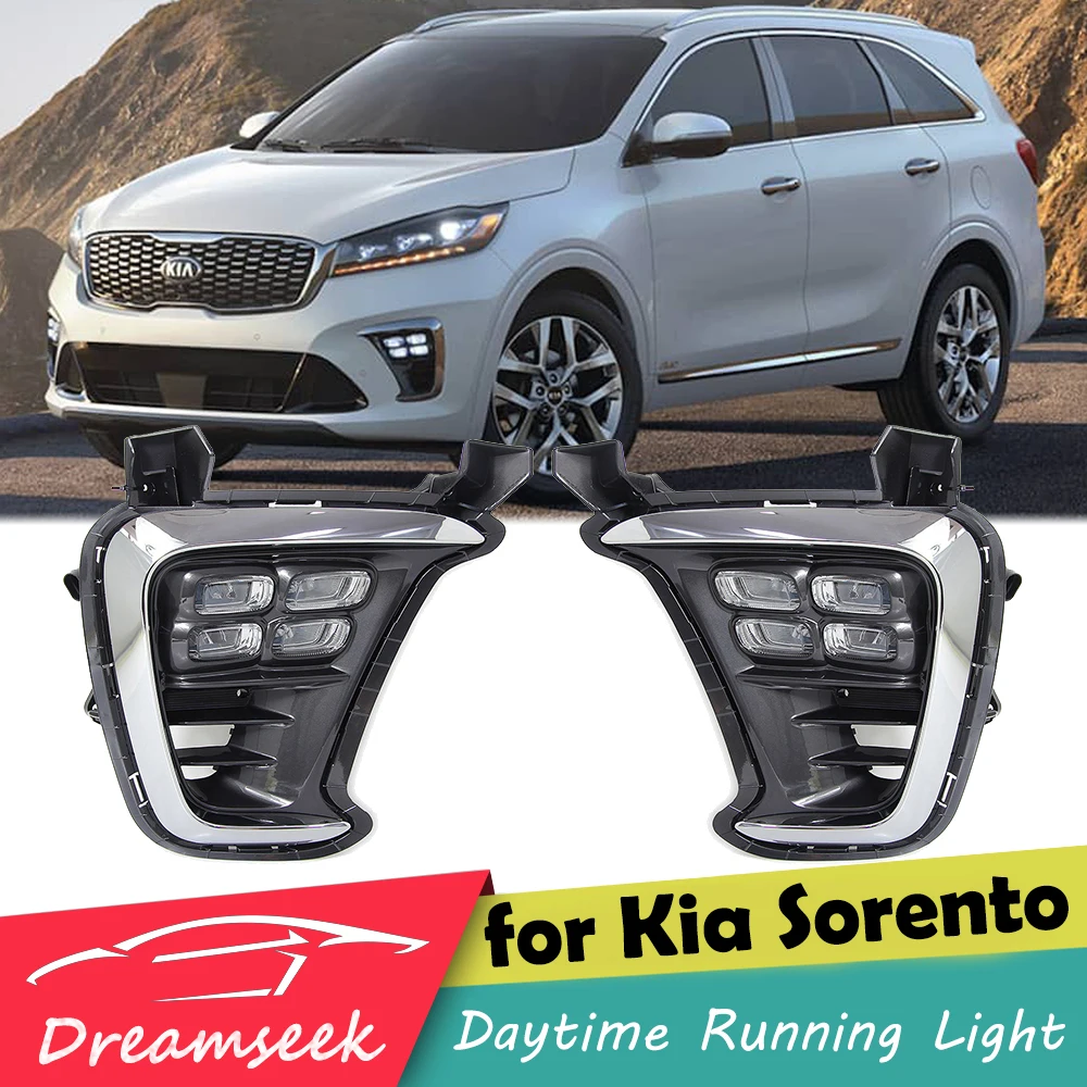 4 eyes LED DRL Day Light for Kia Sorento SX 2020 Daytime Running Light Driving Fog Lamp Bezel
4 eyes LED DRL Day Light for Kia Sorento SX 2020 Daytime Running Light Driving Fog Lamp Bezel