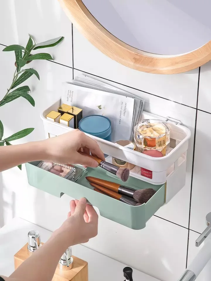 Nordic Style Wall Mount Cosmetic Shelves Shampoo Rack No Drilling Storage Shelf Bathroom Kitchen Accessories Organizer
Nordic Style Wall Mount Cosmetic Shelves Shampoo Rack No Drilling Storage Shelf Bathroom Kitchen Accessories Organizer