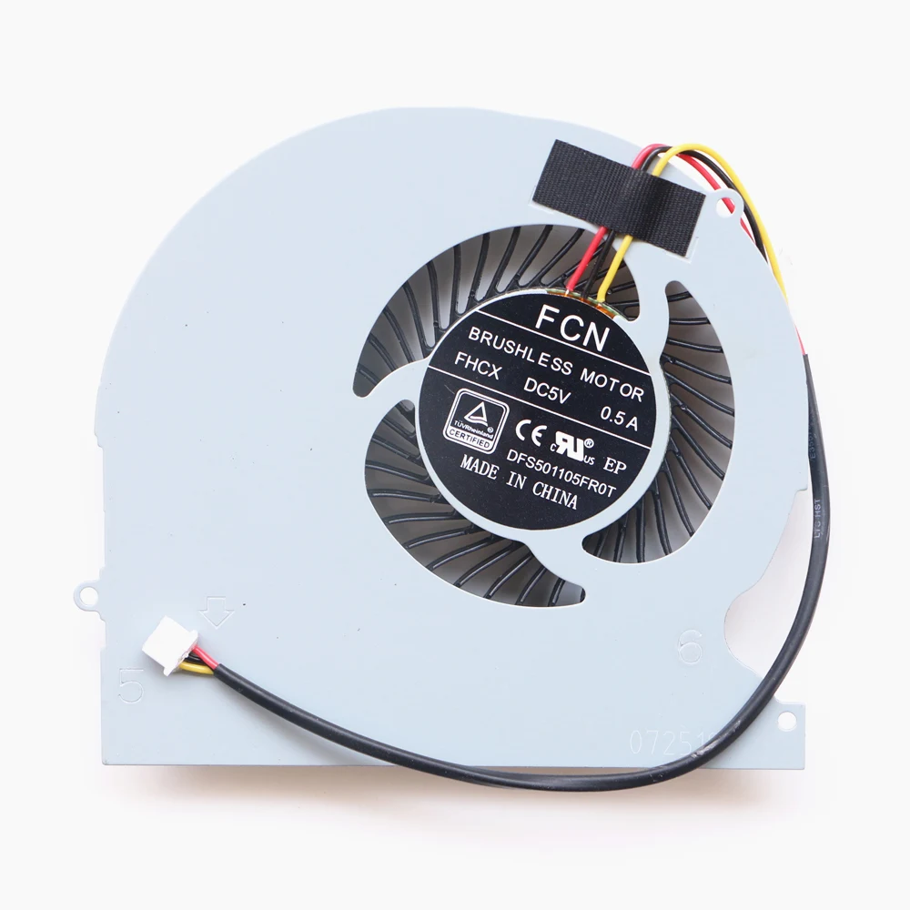 Вентилятор процессора для ноутбука Clevo P670RS P670RG P650RE P650RP P670HS P650HP Pro игровой