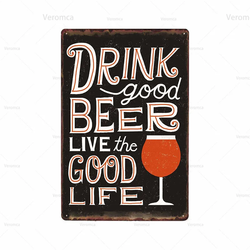 Beer Vintage Metal Tin Sign Plaque Chic Iron Painting Bar Cafe Poster Wall Decor Pub Man Cave Retro Decorative Plates 20X30 Cm
Beer Vintage Metal Tin Sign Plaque Chic Iron Painting Bar Cafe Poster Wall Decor Pub Man Cave Retro Decorative Plates 20X30 Cm