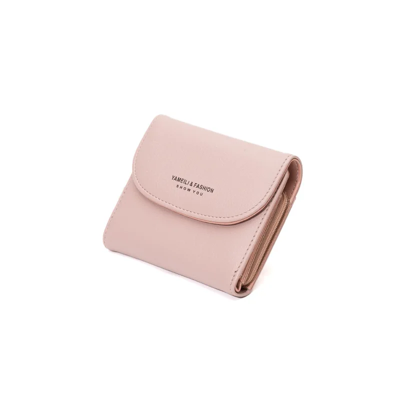 Fashion Women Short Wallet PU Leather Hasp Zipper Coin Card Holder Female Small 3 Fold Purse
Fashion Women Short Wallet PU Leather Hasp Zipper Coin Card Holder Female Small 3 Fold Purse
