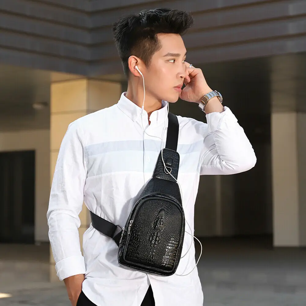 Men Vintage PU Leather Personality Crocodile Travel Shoulder Versatile Breathable Comfortable Shoulder Bag Messenger
Men Vintage PU Leather Personality Crocodile Travel Shoulder Versatile Breathable Comfortable Shoulder Bag Messenger