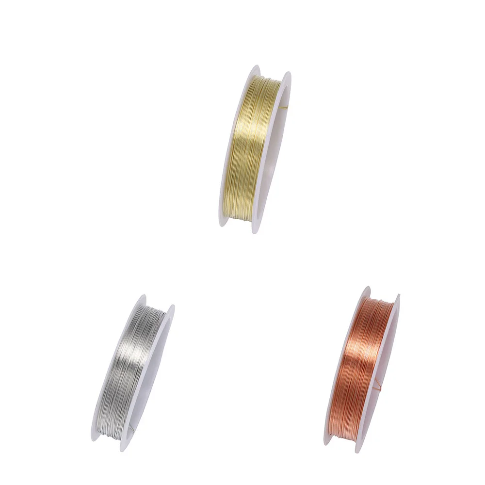 1Roll Dia 0.2-1mm Colorfast Sturdy Copper Wire Metal String Beading Wires Thread For DIY Jewelry Making Supplies Accessories
1Roll Dia 0.2-1mm Colorfast Sturdy Copper Wire Metal String Beading Wires Thread For DIY Jewelry Making Supplies Accessories