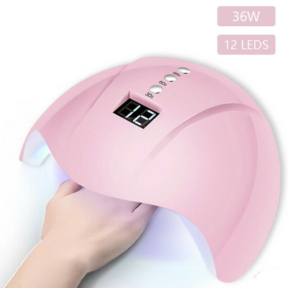 36W UV LED Light Lamp Nail Dryer Gel Polish Auto Sensor Professional Nail Dryer Light Treatment Manicure Tool
36W UV LED Light Lamp Nail Dryer Gel Polish Auto Sensor Professional Nail Dryer Light Treatment Manicure Tool