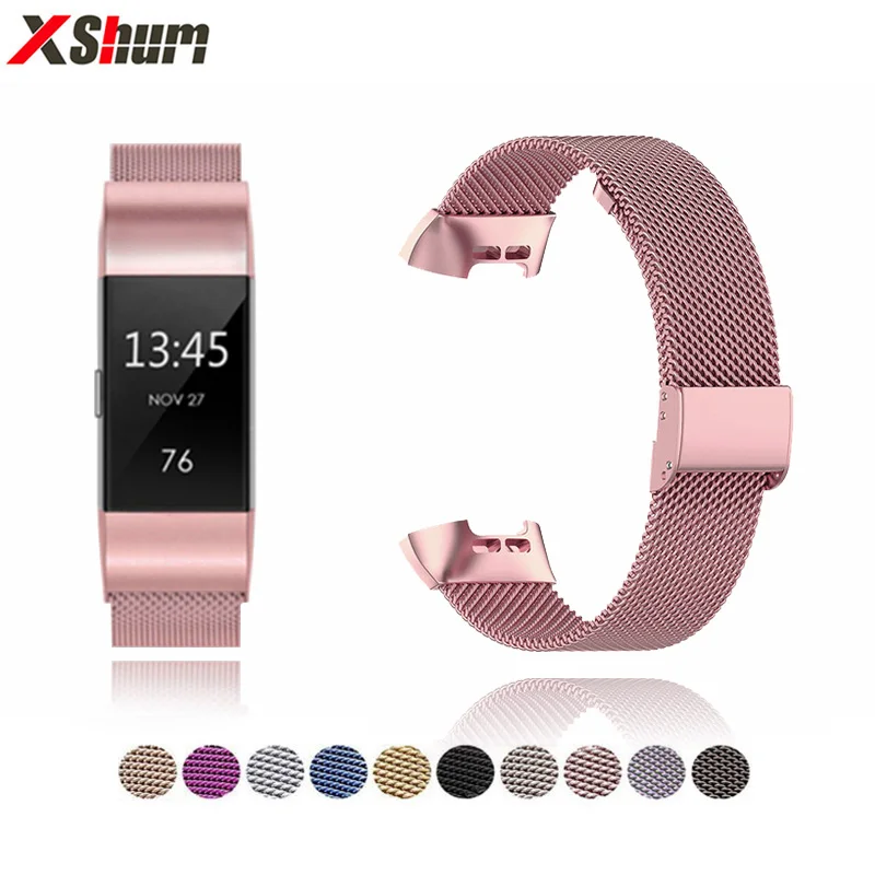 Металлический Fitbit заряд 3 4 SE ремешок для браслета Charge 2 аксессуары браслет