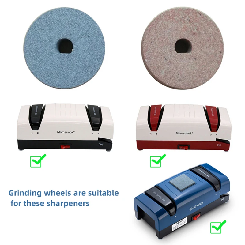 2pcs Multifunction Knife Sharpener Grinding Wheel Electric Sharpening Machine Accessories Kitchen Tools (Without Machine)
2pcs Multifunction Knife Sharpener Grinding Wheel Electric Sharpening Machine Accessories Kitchen Tools (Without Machine)