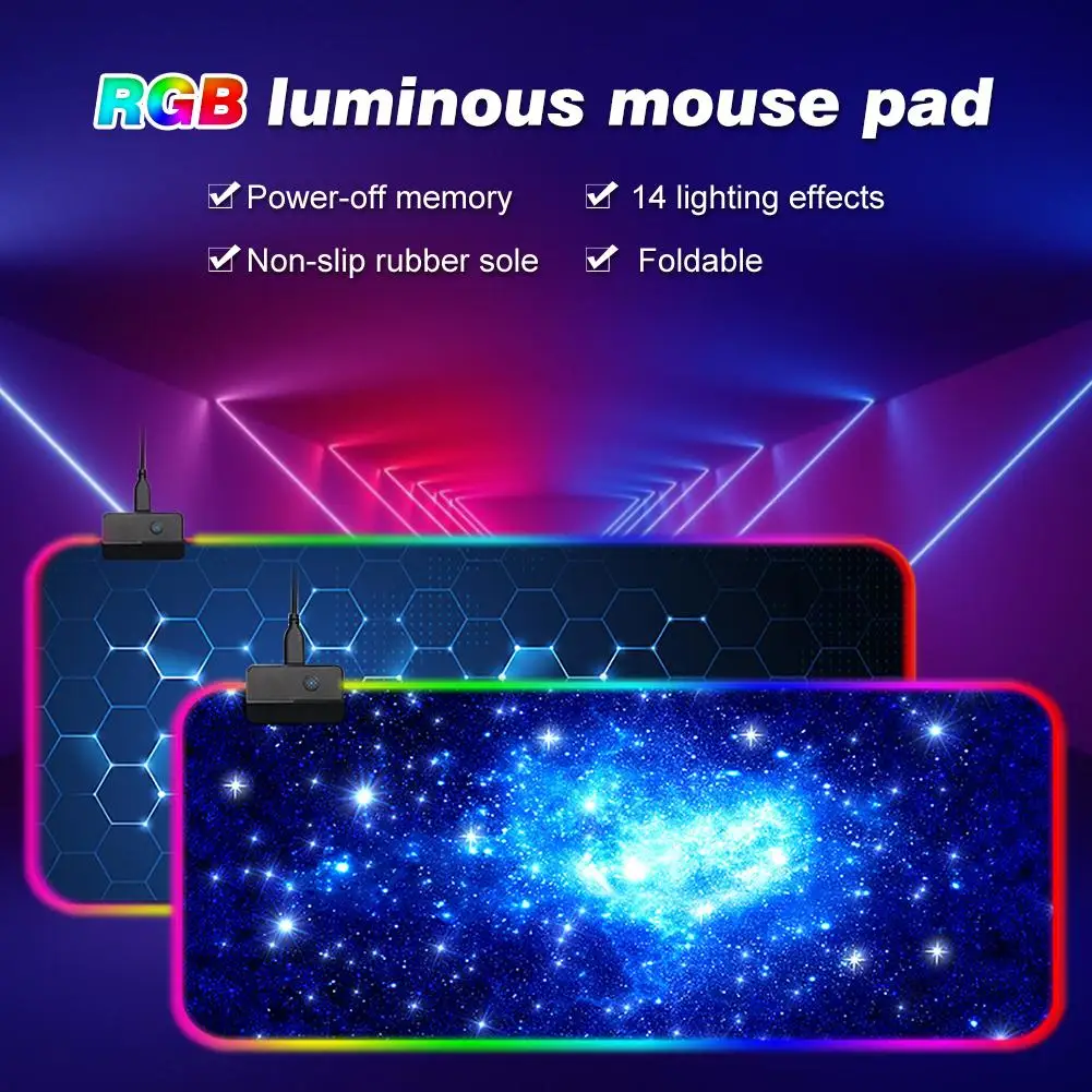 RGB игровой коврик для мыши толстая резиновая мышка с подсветкой коврик для мыши геймер светодиодный компьютерный коврик для мыши большой ко...
RGB игровой коврик для мыши толстая резиновая мышка с подсветкой коврик для мыши геймер светодиодный компьютерный коврик для мыши большой ко...